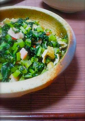 大根葉でご飯にピッタリ♬チャチャっと炒め-レシピのメイン写真