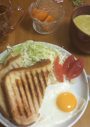 忙しい朝に10分でできるホットサンド-レシピのメイン写真