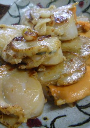 材料４つ！帆立のにんにくバターソテー-レシピのメイン写真