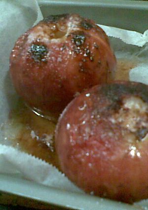 焼きリンゴ（一人分）-レシピのメイン写真