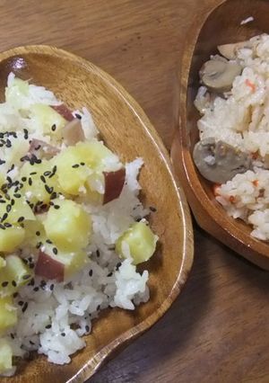 秋のﾎｸﾎｸぉ芋ごはん-レシピのメイン写真