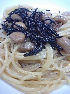 ひじきパスタ-レシピのメイン写真