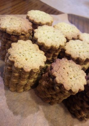 日本茶のさくさく米粉入りクッキー★-レシピのメイン写真