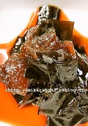 お鍋の後のﾀﾞｼ昆布で 昆布の梅佃煮-レシピのメイン写真