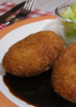 鶏ムネ肉deチキンクリームコロッケ♪-レシピのメイン写真