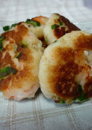 海老とオクラのはんぺん焼き-レシピのメイン写真