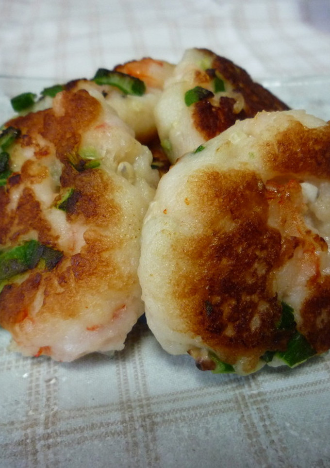 海老とオクラのはんぺん焼き-レシピのメイン写真