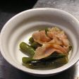 生ハムとインゲンの煮物
