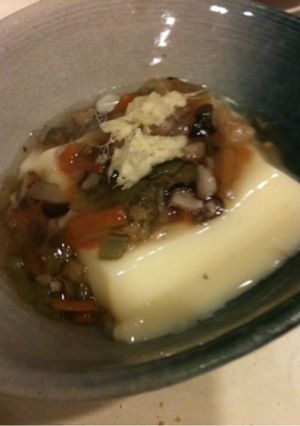 玉子豆腐の野菜あんかけ-レシピのメイン写真
