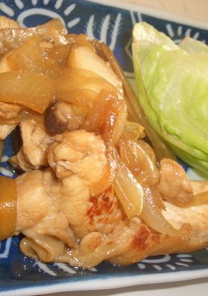 りんごも入った~鳥の照り焼き❤-レシピのメイン写真