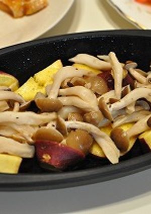 パピヨット　ｄｅ　秋の味覚きのこと薩摩芋-レシピのメイン写真