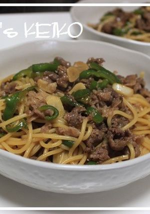 【農家のレシピ】焼き肉スパゲティ-レシピのメイン写真