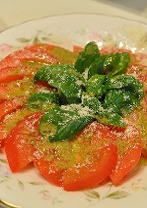粉チーズでカプレーゼ-レシピのメイン写真
