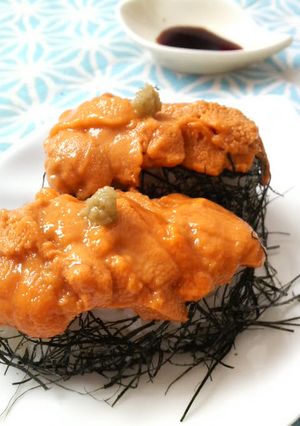 ウニのにぎり寿司-レシピのメイン写真