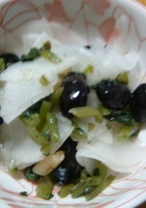 黒豆と大根の前菜-レシピのメイン写真