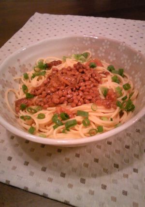＊即席＊納豆パスタ＊-レシピのメイン写真