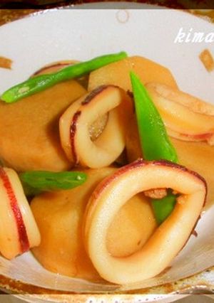 ほっこりおいしい♪いかと里芋の煮物-レシピのメイン写真