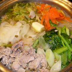 รูปของ Ca＆鉄分☆　味噌バター→とんこつ鍋♬