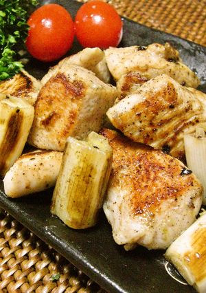 鶏肉と白ネギの柚子胡椒焼き-レシピのメイン写真