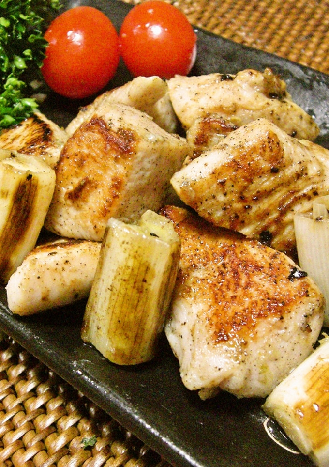 鶏肉と白ネギの柚子胡椒焼き-レシピのメイン写真