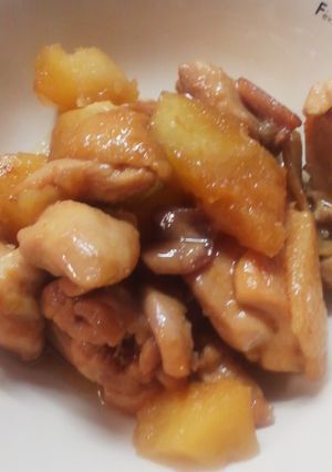 じゃがいもと鶏肉の煮物♪-レシピのメイン写真