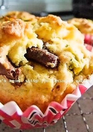 HMのﾁｮｺ入りかぼちゃﾏﾌｨﾝ-レシピのメイン写真