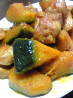 ☆鶏肉とカボチャの甘辛炒め煮☆-レシピのメイン写真