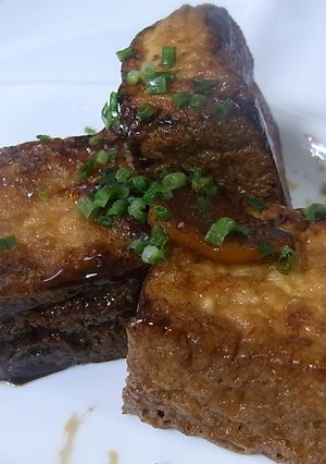 簡単☆厚揚げの照り焼きステーキ-レシピのメイン写真