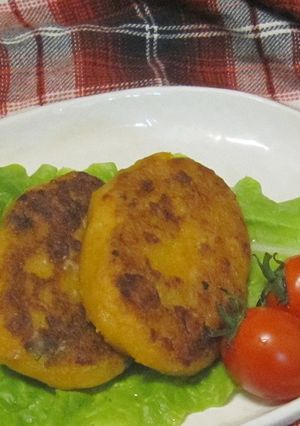 かぼちゃもち？かぼちゃハンバーグ？-レシピのメイン写真
