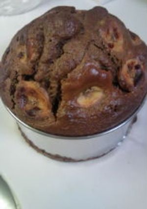 10分でふんわりチョコバナナケーキ-レシピのメイン写真