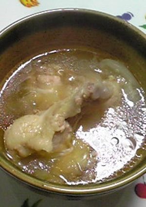 超簡単！圧力鍋で手羽と玉ねぎのスープ-レシピのメイン写真