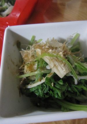 ルクエで水菜とえのきのおひたし風☆-レシピのメイン写真
