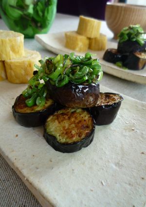 簡単！焼き茄子＆焼きネギ-レシピのメイン写真