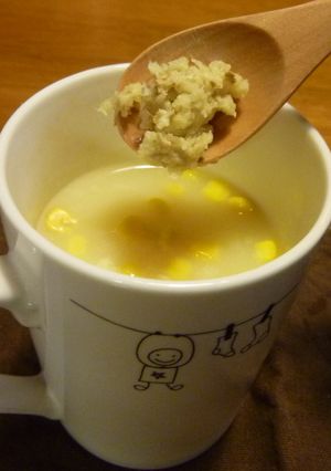 ぽっかぽか♪生姜入りカップスープ-レシピのメイン写真