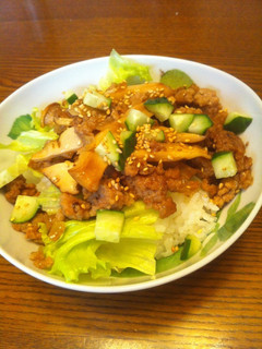 エリンギひき肉丼-レシピのメイン写真