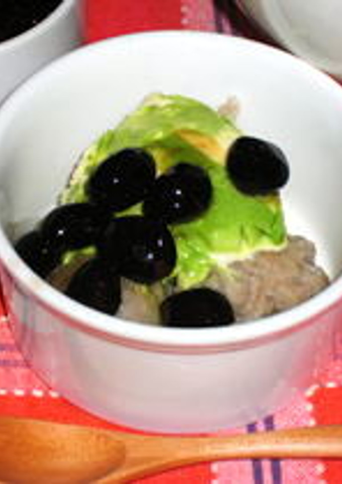 そば団子と黒豆の和スイーツ-レシピのメイン写真