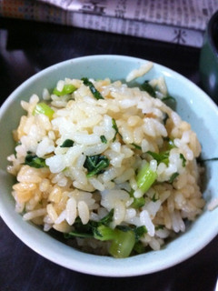 大根の葉のガーリック混ぜご飯-レシピのメイン写真