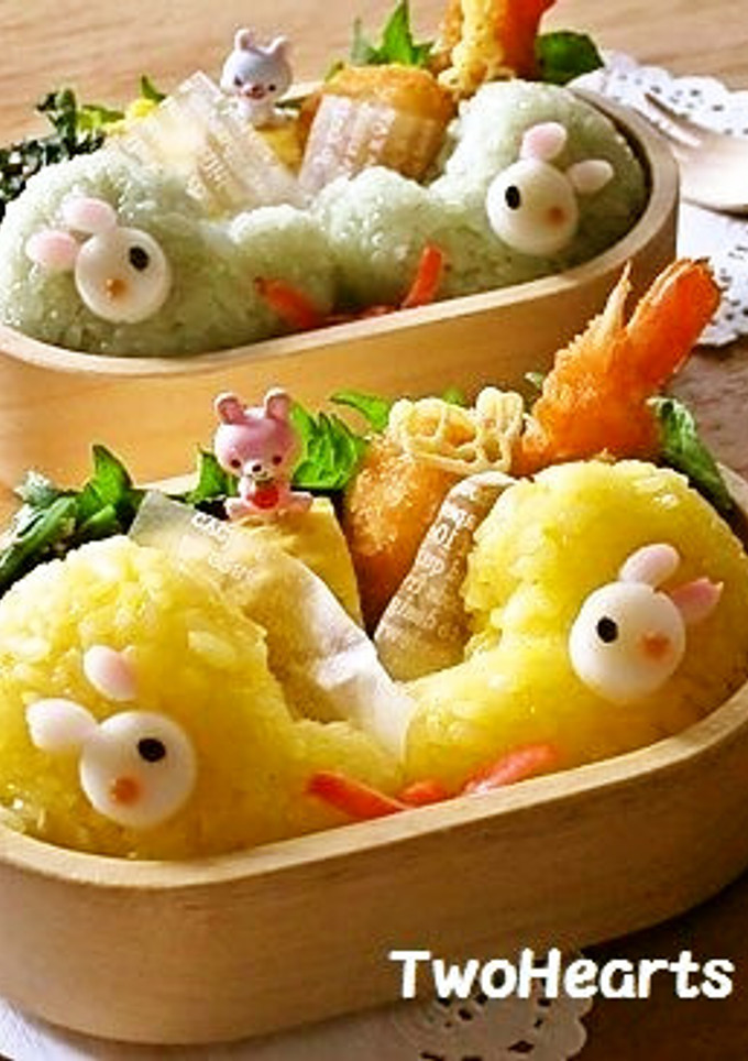 お弁当に❤うさぎちゃんの手袋-レシピのメイン写真