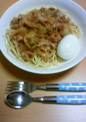 白菜×バジルde激旨!?パスタ-レシピのメイン写真