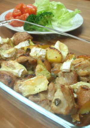 ✿チキンポテトのカマンベール焼き✿-レシピのメイン写真