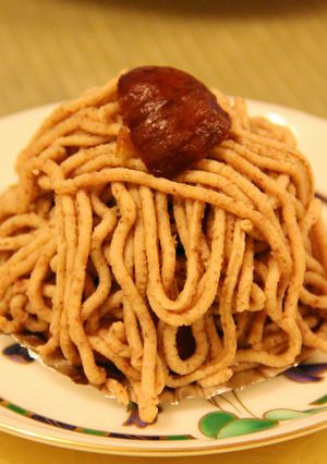 和栗のモンブラン-レシピのメイン写真