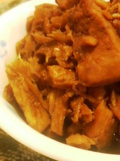 我が家の保存食♪マグロ(あら)の佃煮-レシピのメイン写真