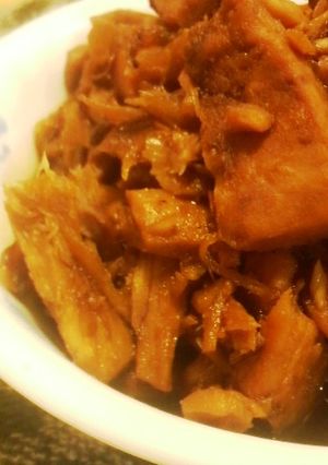 我が家の保存食♪マグロ(あら)の佃煮-レシピのメイン写真
