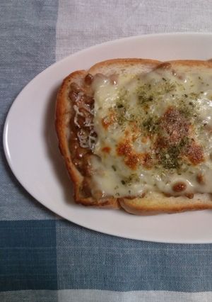 納豆とじゃこのチーズトースト-レシピのメイン写真
