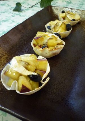 さつまいもと黒豆のおしゃれカップ-レシピのメイン写真
