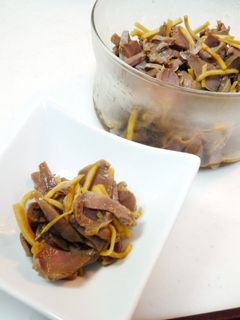 おつまみに!砂肝のしょうが醤油漬け-レシピのメイン写真