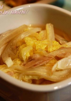 ルクエで超簡単☆白菜とツナの炊いたん-レシピのメイン写真