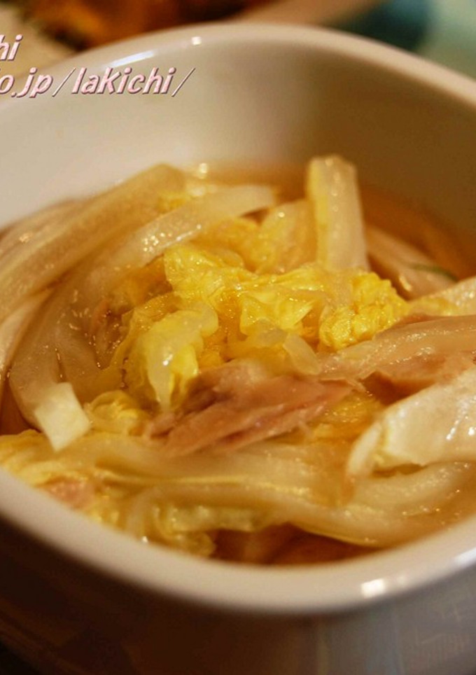 ルクエで超簡単☆白菜とツナの炊いたん-レシピのメイン写真