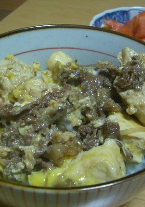 豆腐でかさ増し節約牛丼-レシピのメイン写真