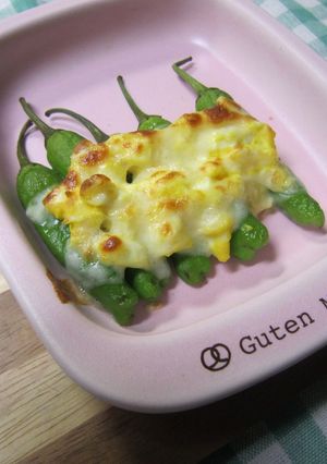 ✿ししとうの卵チーズ焼✿-レシピのメイン写真